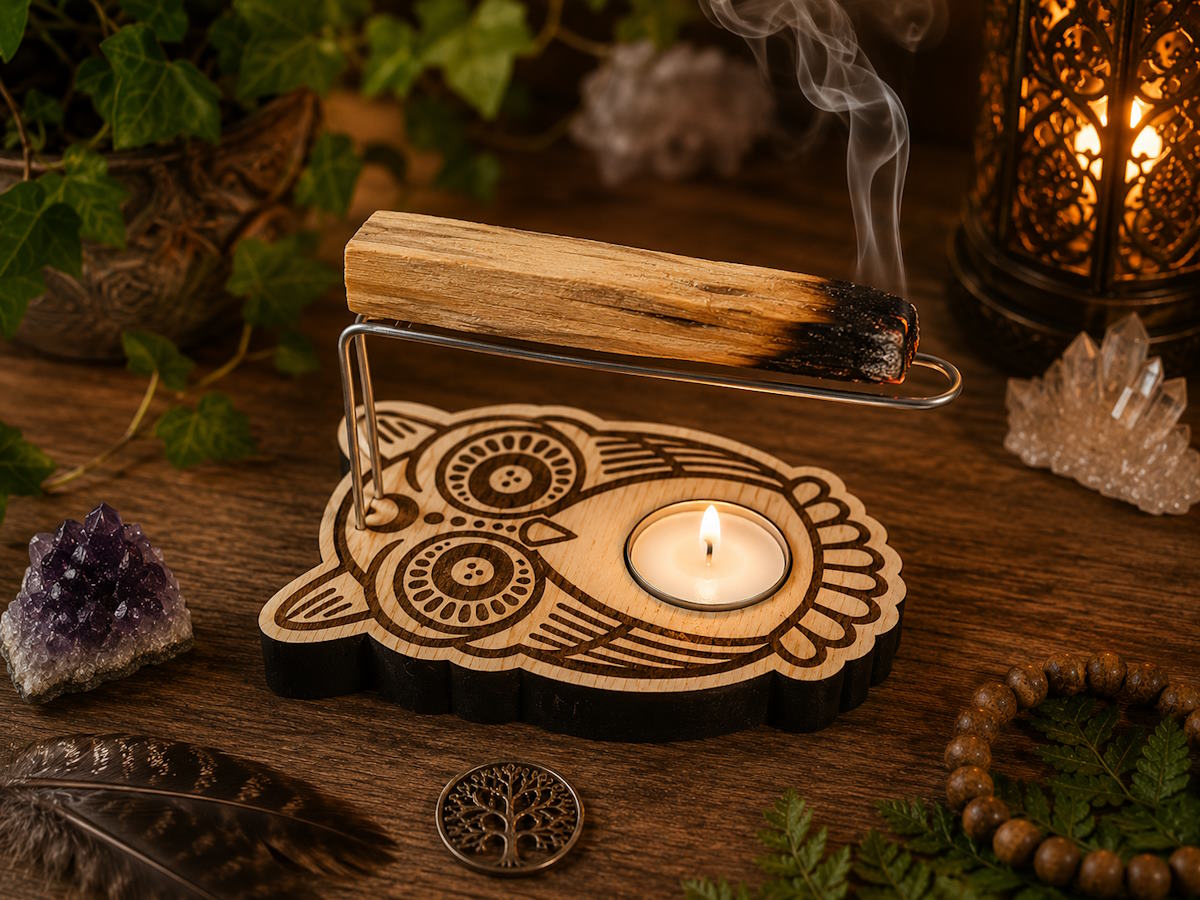 Quemador Palo Santo Buho